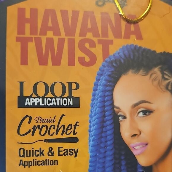 Purple Havana Twist Crochet Hair 14" - Picture 3 of 4